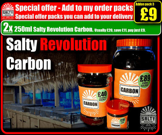 NEW! - Special offer Add to my order packs - Pack 3 - 2x 250ml Salty Revolution Carbon £9